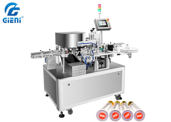 Un bon prix. Contrôle 2KW 90pcs/Min Lipstick Labeling Machine de PLC en ligne