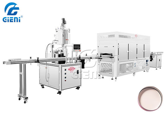 Bec simple remplissant machine cosmétique de presse de poudre