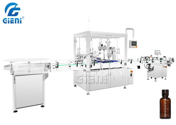 Un bon prix. Machine de remplissage rotatoire de bouteille cosmétique de compte-gouttes de PLC en ligne