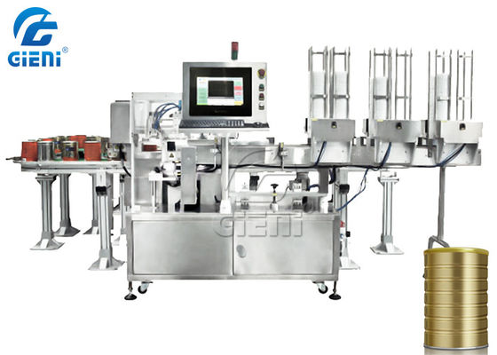 Un bon prix. machine à étiquettes de chargement de lait en poudre de chapeau de 1.5Kw 0.6MPa en ligne