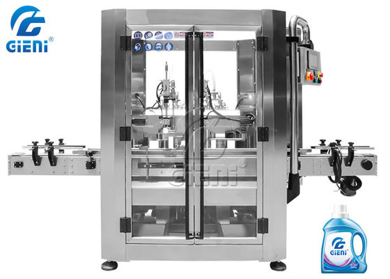 Un bon prix. Machine de remplissage cosmétique mobile de becs linéaires du liquide 2 en ligne