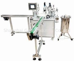 Un bon prix. Machine de remplissage de vernis à ongles de plaque tournante de 2 becs 10ml en ligne