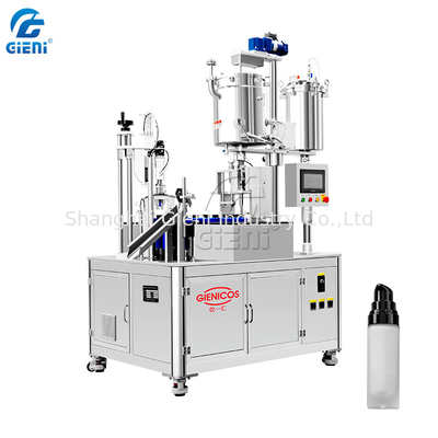 Machine de capsulage de remplissage de mascara semi-automatique cosmétique pneumatique de la machine 10ML